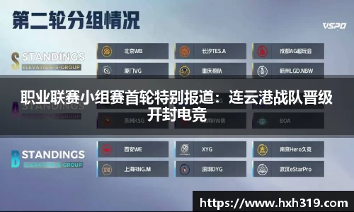 职业联赛小组赛首轮特别报道：连云港战队晋级开封电竞
